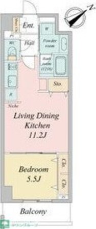 グランルクレ新栄イーストの物件間取画像